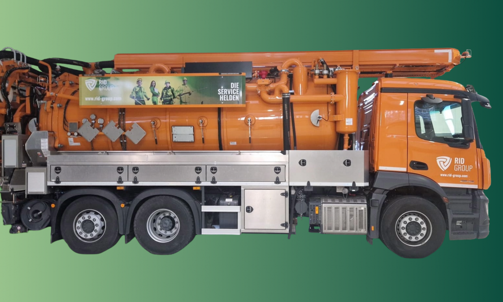 Unser neuer Saug LKW für Nass- und Trocken-Saugeinsätze.